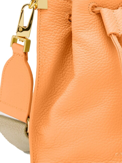 HYLE Mini bolso bandolera tipo cubo en piel amanecer - Bolsos Mujer