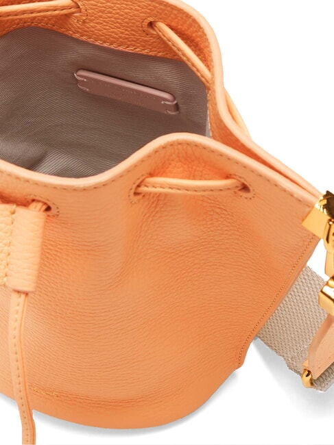 HYLE Mini bolso bandolera tipo cubo en piel amanecer - Bolsos Mujer