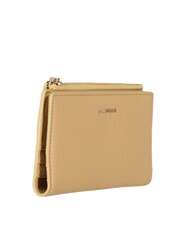 COCCINELLE METALLIC SOFT Billetera de cuero beige fresco - Carteras Mujer - 3