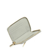 COCCINELLE METALLIC SOFT metallic soft portafoglio pelle martellata Cartera con cremallera alrededor - Carteras Mujer