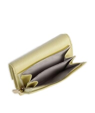 COCCINELLE METALLIC SOFT Cartera plegable de piel martillada baños de cal - Carteras Mujer - 2