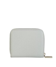 COCCINELLE METALLIC SOFT Cartera pequeña de piel verde celadón - Carteras Mujer - 3