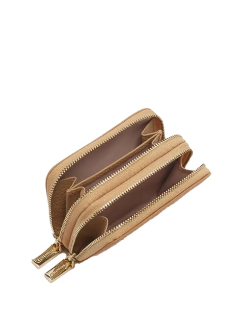 METALLIC SOFT  Cartera pequeña con cremallera beige fresco - Carteras Mujer