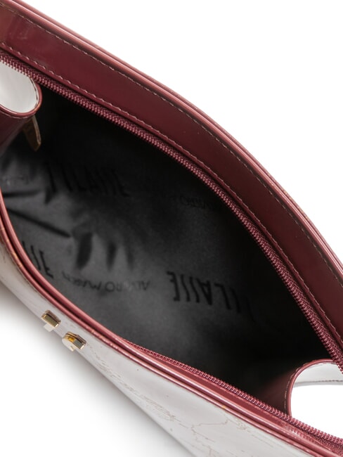 GEO Belleza liso brillante medio borgoña - Carteras de mano & Neceser