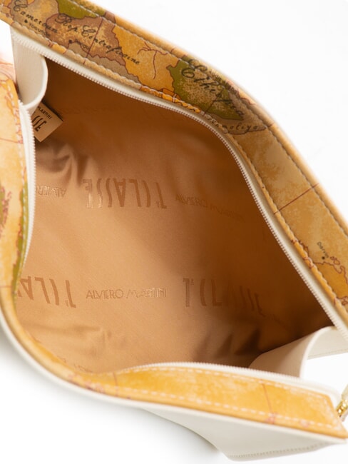 GEO Belleza recta grande algodón blanco - Carteras de mano & Neceser