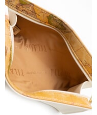 ALVIERO MARTINI PRIMA CLASSE GEO Belleza recta grande algodón blanco - Carteras de mano & Neceser - 3