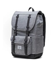 HERSCHEL LITTLE AMERICA MID mochila mediana RAVEN CROSSHATCH - Mochilas Escuela & Tiempo Libre - 2