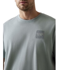 GUESS PATCH AT CHEST  Camiseta de algodón gris completo - camiseta - 3