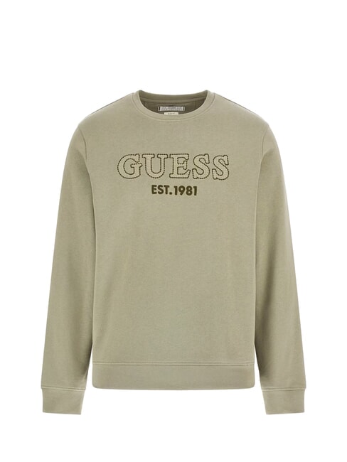 BEAU  Sudadera de cuello redondo verde musgo - Sudaderas