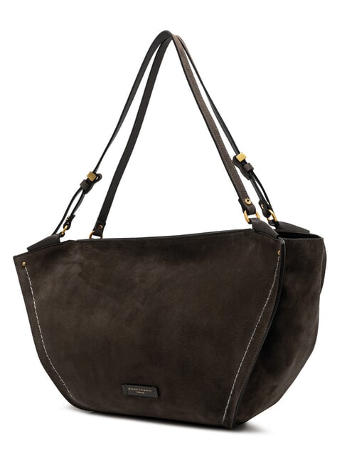 BLOOM  Bolso de hombro, de piel moca - Bolsos Mujer