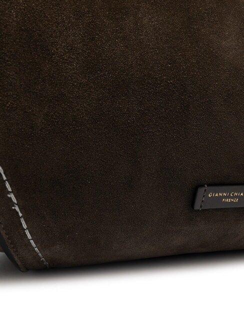 BLOOM  Bolso de hombro, de piel moca - Bolsos Mujer