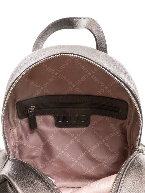 EVRIM Mochila mediana con bolsillos antracita se reunió. - Bolsos Mujer