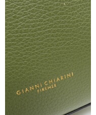 GIANNI CHIARINI HELENA ROUND Bolso bandolera pequeño de piel fuego profundo - Bolsos Mujer - 5