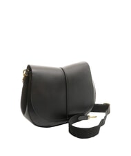 GIANNI CHIARINI HELENA ROUND Bolso bandolera pequeño de piel negro - Bolsos Mujer - 2