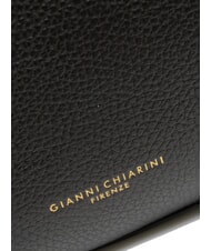 GIANNI CHIARINI HELENA ROUND Bolso bandolera pequeño de piel negro - Bolsos Mujer - 4