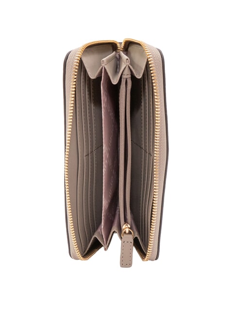 CALIWEN Cartera grande con cremallera gris topo del desierto - Carteras Mujer