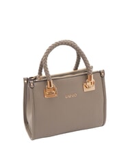 LIUJO MANHATTAN Bolso pequeño gris topo del desierto - Bolsos Mujer - 2