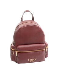 LIUJO EVRIM Mochila mediana con bolsillos vino tinto - Bolsos Mujer - 2