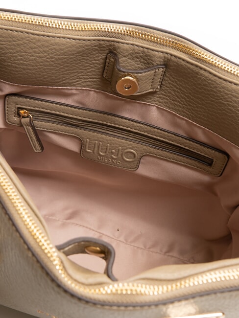 MANHATTAN Bolso mediano gris topo del desierto - Bolsos Mujer