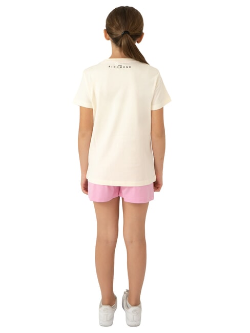 CICAM Completo con camiseta y bermudas. leche/rosa - Chándales para niños