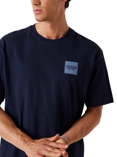 PATCH AT CHEST  Camiseta de algodón smartblue - camiseta