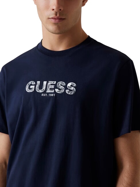 BSC EMBROIDERY LOGO Camiseta de algodón con logo bordado azul inteligente multi - camiseta