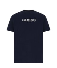 GUESS BSC EMBROIDERY LOGO Camiseta de algodón con logo bordado azul inteligente multi - camiseta - 4