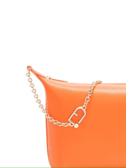 NUVOLA Bolso bandolera mini de piel paprika - Bolsos Mujer