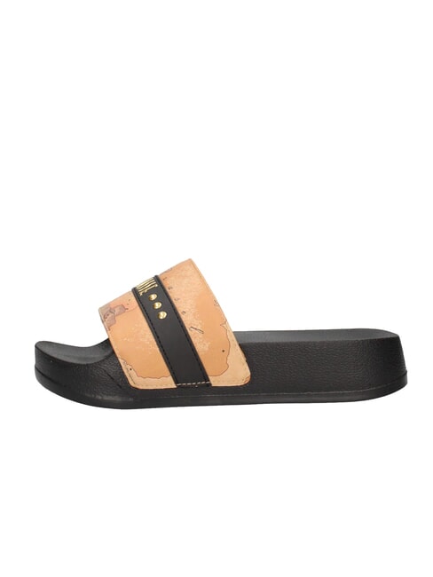 GEO  Zapatillas beige geométrico/negro - Zapatos Mujer