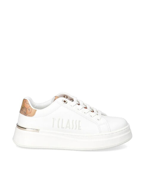 GEO JR Zapatillas altas con logo lateral Blanco / Geo Beige - Zapatos Mujer