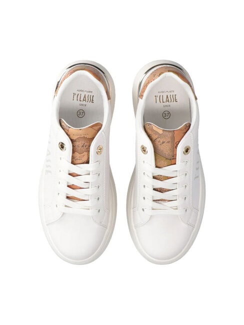 GEO JR Zapatillas altas con logo lateral Blanco / Geo Beige - Zapatos Mujer