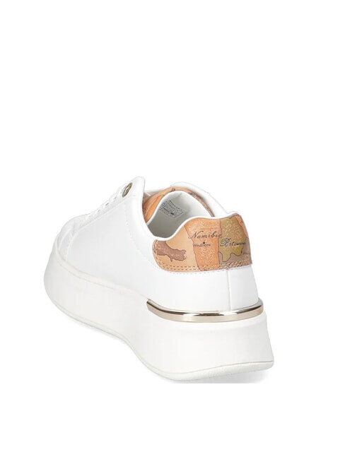 GEO JR Zapatillas altas con logo lateral Blanco / Geo Beige - Zapatos Mujer