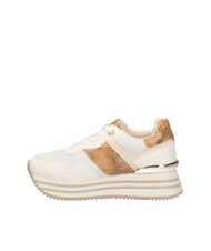 ALVIERO MARTINI PRIMA CLASSE GEO JR Zapatillas de plataforma Blanco / Geo Beige - Zapatos Mujer - 3