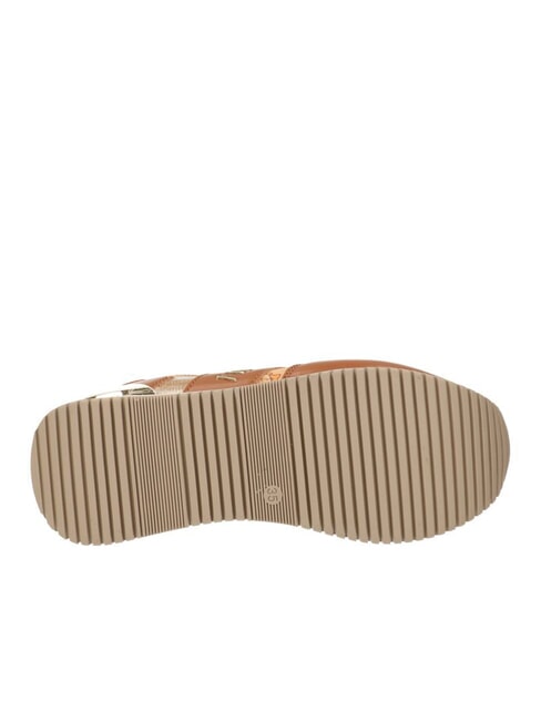 GEO JR Zapatillas de plataforma con logotipo lateral Cuero / Geo Beige - Zapatos Mujer
