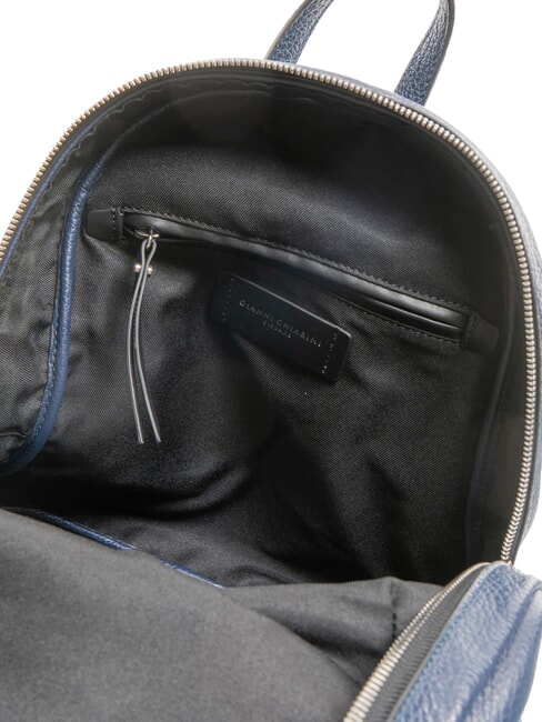 EMANUELA Mochila de cuero AZUL - Bolsos Mujer