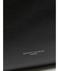 GIANNI CHIARINI EMANUELA Mochila de cuero negro - Bolsos Mujer - 3
