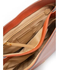 GIANNI CHIARINI HELENA ROUND Bolso bandolera pequeño de piel rojo ladrillo - Bolsos Mujer - 6