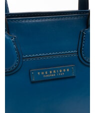 THE BRIDGE ELETTRA Bolso de piel con bandolera vaqueros cortos oro - Bolsos Mujer - 3