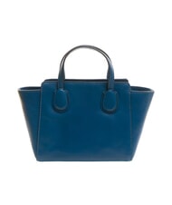 THE BRIDGE ELETTRA Bolso de piel con bandolera vaqueros cortos oro - Bolsos Mujer - 4