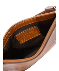 THE BRIDGE DANTE  Neceser de cuero Cognac / Oro - Carteras de mano & Neceser - 5