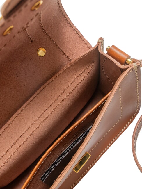 ESTER  Mini bolso de mano, con bandolera BROWN - Bolsos Mujer