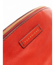 THE BRIDGE MARGHERITA  Riñonera de cuero grosella / oro - Bolsos Mujer - 4