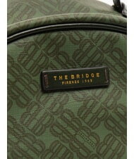 THE BRIDGE ANNA  Mochila de mujer Derby verde abt. oro - Bolsos Mujer - 3