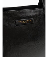 THE BRIDGE CARLOTTA Bolsa de compras de cuero Oro negro - Bolsos Mujer - 3