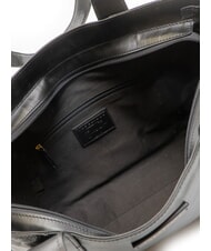 THE BRIDGE CARLOTTA Bolsa de compras de cuero Oro negro - Bolsos Mujer - 5