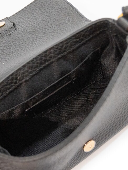 MARISOL Bolso de piel con doble funci&oacute;n negro - Bolsos Mujer