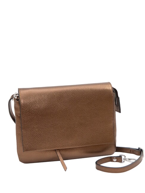 THREE Bolso de hombro, de piel tostado - Bolsos Mujer