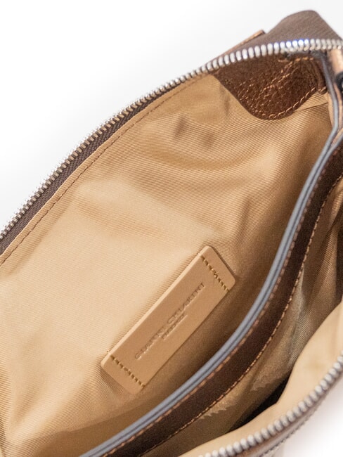 THREE Bolso de hombro, de piel tostado - Bolsos Mujer