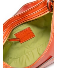 THE BRIDGE GIORGIA Bolso bandolera de piel naranja quemada abb. oro - Bolsos Mujer - 5