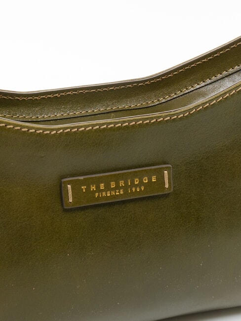 GIORGIA Bolso bandolera de piel tomillo abb oro - Bolsos Mujer